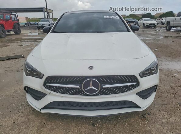 W1K5J4GB4MN154615 2021 MERCEDES-BENZ CLA-CLASS Белый Вид сзади