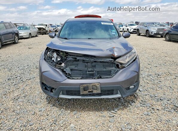 7FARW1H50HE000688 2017 HONDA CRV Серый Вид сзади