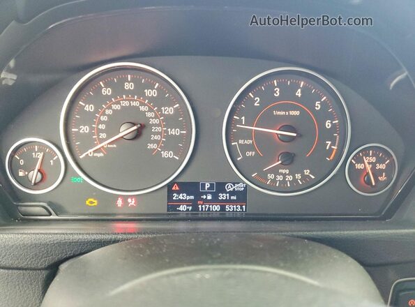 WBA8B9G38HNU51934 2017 BMW OTHER Gray Widok tylnych siedzeń