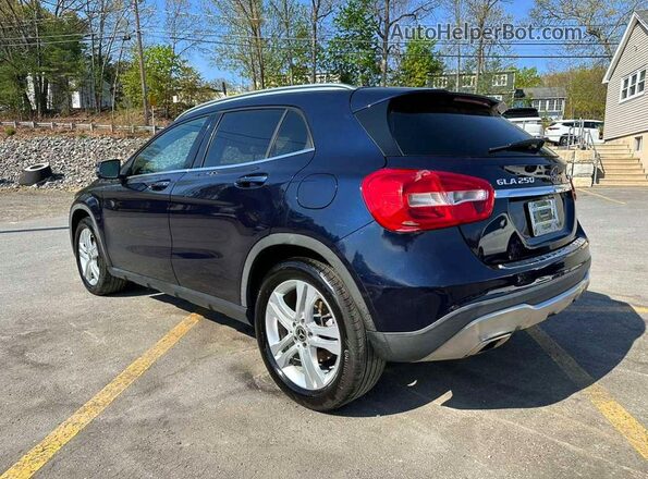 WDCTG4GB9JJ495022 2018 MERCEDES-BENZ GLA Синий Задняя правая четверть