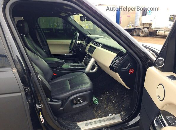 SALGS3EF1GA274604 2016 LAND ROVER RANGE Black Вид ззаду