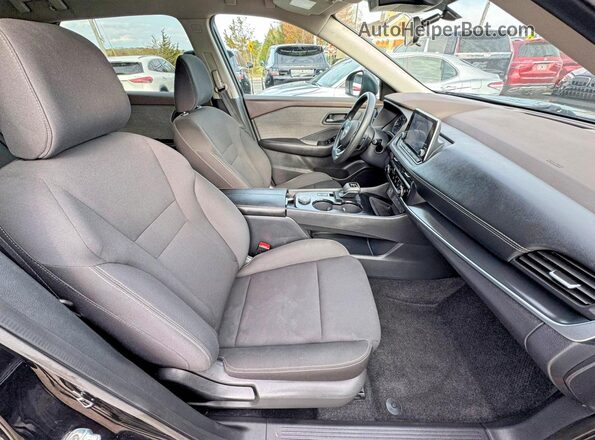 5N1BT3AB0PC684165 2023 NISSAN ROGUE Black Widok z tyłu