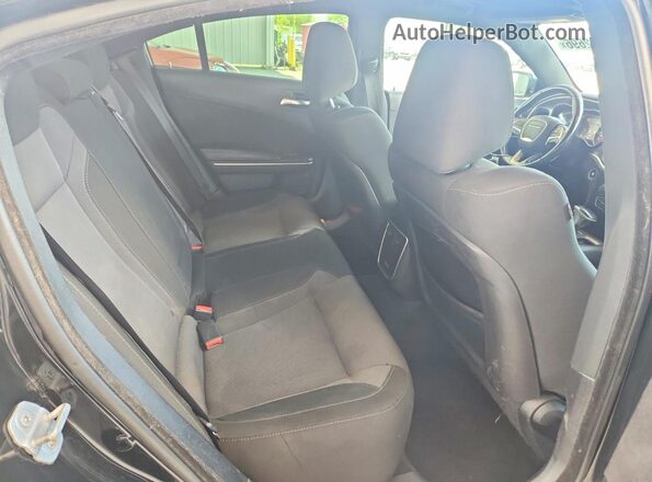 2C3CDXJGXGH181138 2016 DODGE CHARGER Черный Вид задней части салона