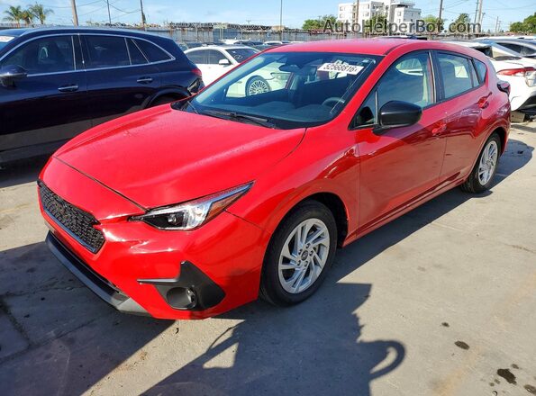 JF1GUABC6R8320380 2024 SUBARU IMPREZA Красный Задняя левая четверть