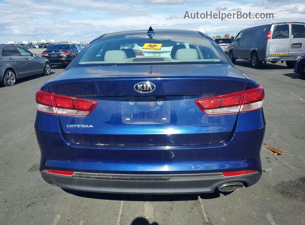 5XXGT4L35GG003018 2016 KIA OPTIMA Синий Вид салона спереди