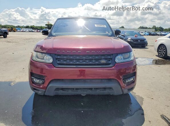 SALWR2PF5GA653586 2016 LAND ROVER RANGE ROVER Красный Вид сзади