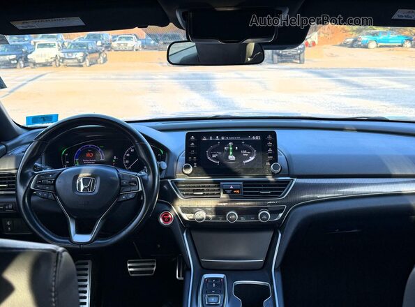 1HGCV3F24NA041730 2022 HONDA ACCORD Silver Вид щитка приладів
