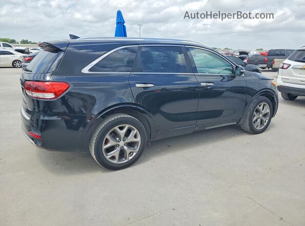 5XYPK4A59HG220477 2017 KIA SORENTO Черный Передняя правая четверть