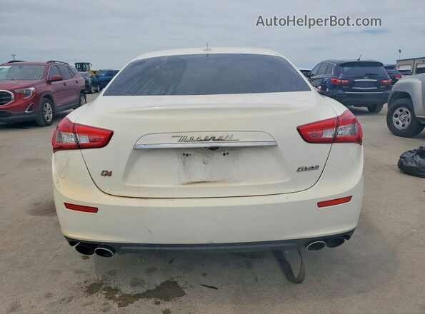 ZAM57RTA9G1177091 2016 MASERATI GHIBLI White Widok wnętrza z przodu