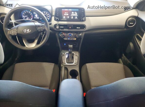 KM8K12AA4KU342809 2019 HYUNDAI KONA Красный Вид щитка приборов
