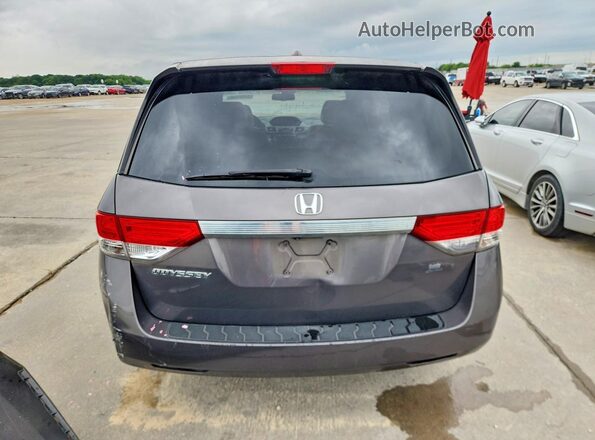 5FNRL5H66GB027591 2016 HONDA ODYSSEY Серый Вид салона спереди