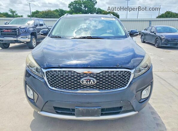 5XYPK4A59HG220477 2017 KIA SORENTO Черный Вид сзади