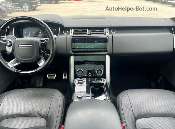 SALGS2RU2MA434021 2021 LAND ROVER RANGE Gray Widok tylnych siedzeń