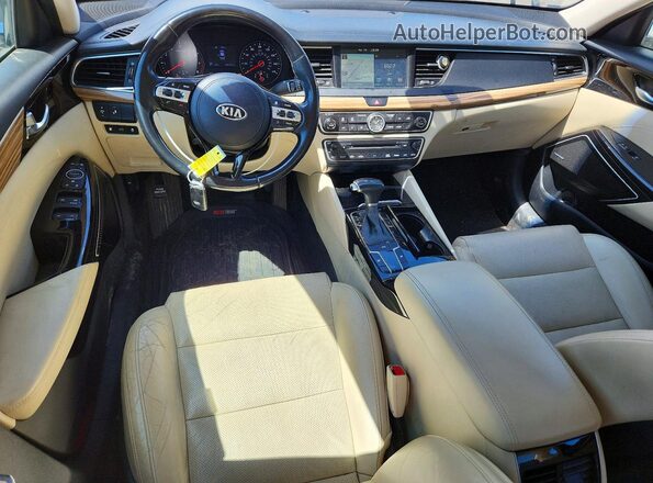 KNALC4J10H5045938 2017 KIA CADENZA White Instrument cluster view