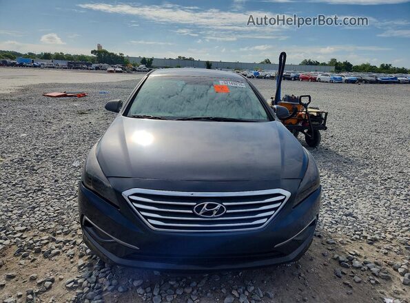 5NPE24AF8GH322148 2016 HYUNDAI SONATA Черный Вид сзади