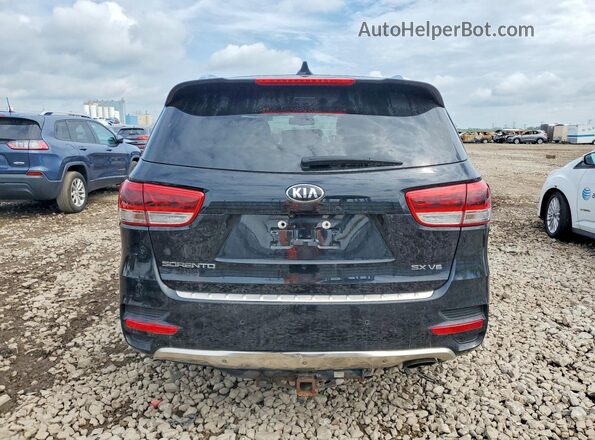 5XYPKDA54HG338145 2017 KIA SORENTO Черный Вид салона спереди