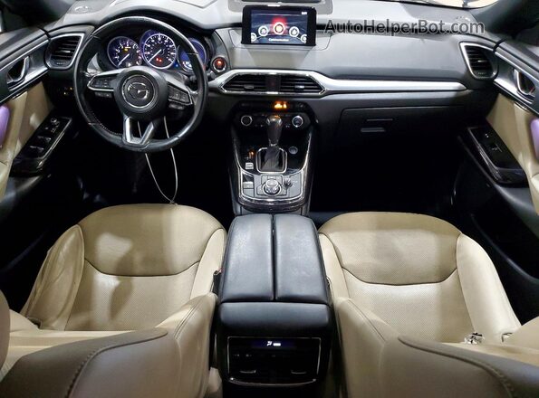 JM3TCBDY0G0103999 2016 MAZDA CX-9 Blue Widok zestawu wskaźników