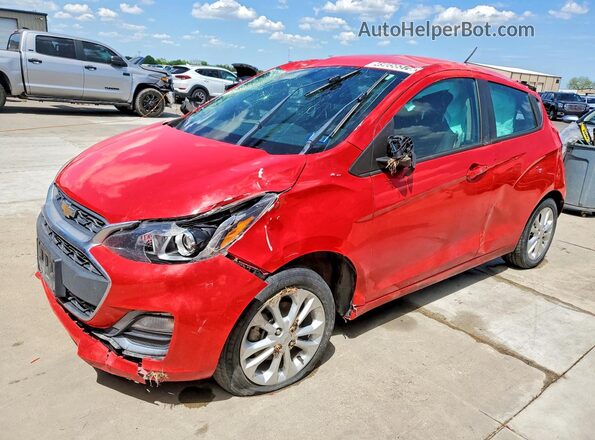 KL8CD6SA0MC737495 2021 CHEVROLET SPARK Красный Передняя левая четверть