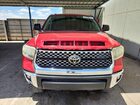 2019 Toyota Tundra Crewmax Sr5 Red vin: 5TFEY5F16KX245780