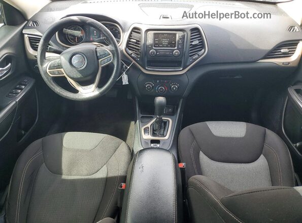 1C4PJLAB0HW559148 2017 JEEP CHEROKEE White ხელსაწყოთა პანელის ხედი