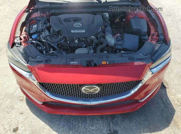 JM1GL1XY4J1304225 2018 MAZDA 6 Красный Вид подкапотного пространства