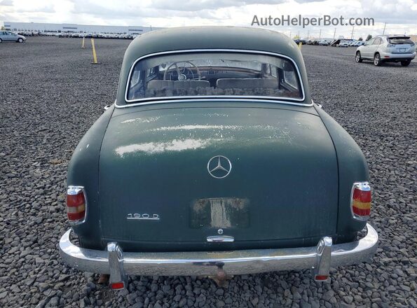 9505506 1959 MERCEDES-BENZ 190 Green Rear view
