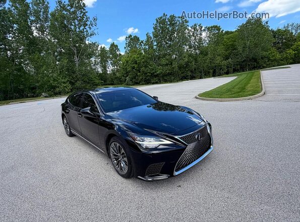 JTHD51GF1M5008943 2021 LEXUS LS Black Передня ліва чверть