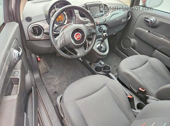 3C3CFFARXGT248530 2016 FIAT 500 Серый Вид щитка приборов