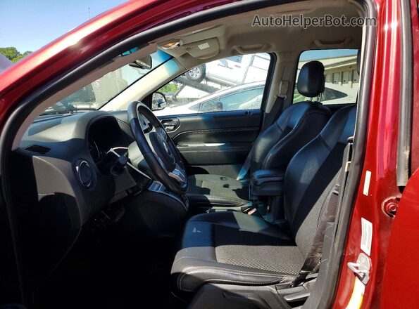 1C4NJDEB1GD631010 2016 JEEP COMPASS Темно-бордовый Вид панели приборов