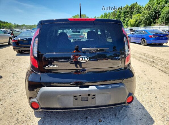 KNDJN2A26G7357654 2016 KIA SOUL Black Widok wnętrza z przodu