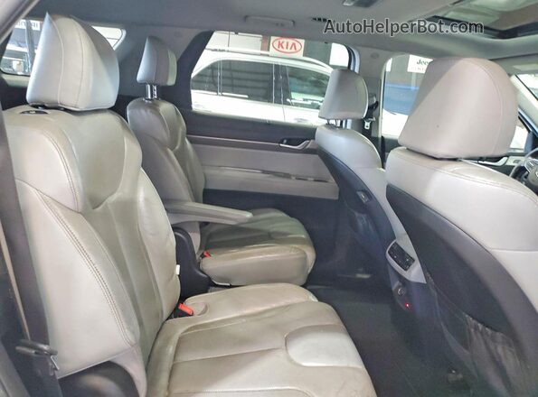 KM8R4DHE8MU187386 2021 HYUNDAI PALISADE Белый Вид подкапотного пространства