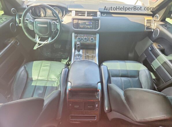 SALWG2KF9GA657217 2016 LAND ROVER RANGE Gray Вид щитка приладів