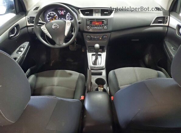 3N1AB7AP5HY279047 2017 NISSAN SENTRA Silver Widok zestawu wskaźników