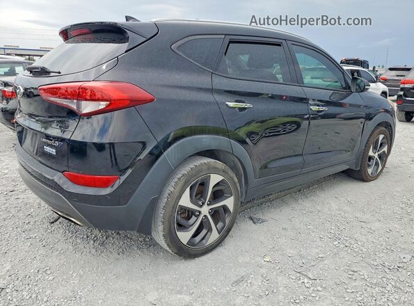 KM8J33A27GU197681 2016 HYUNDAI TUCSON Черный Передняя правая четверть