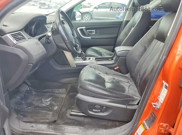 SALCR2BG7HH713380 2017 LAND ROVER DISCOVERY Оранжевый Вид панели приборов