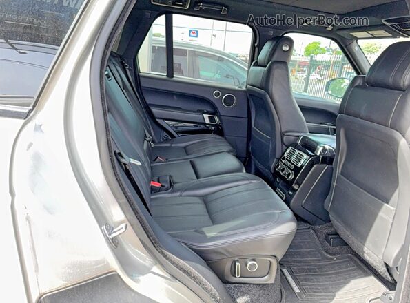 SALGS2PF0GA309866 2016 LAND ROVER RANGE ROVER Gray Widok wnętrza z przodu