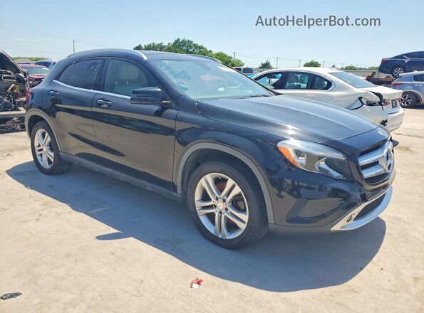 WDCTG4GB8GJ203207 2016 MERCEDES-BENZ GLA Черный Вид спереди