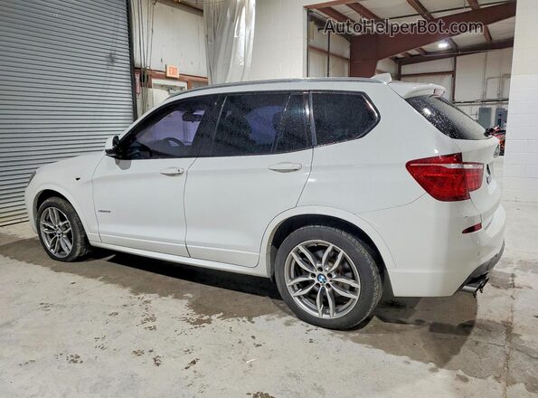 5UXWX7C56H0U42815 2017 BMW X3 Белый Задняя правая четверть