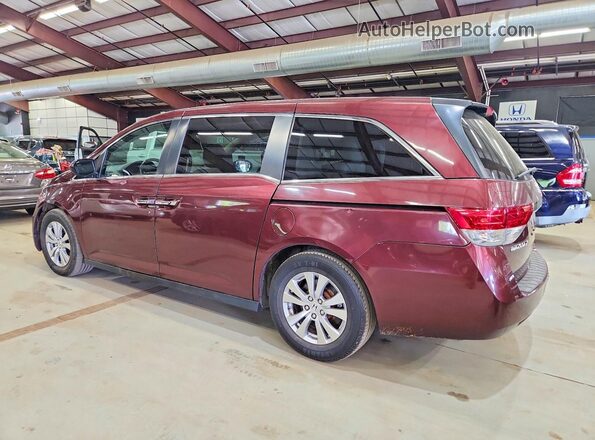 5FNRL5H6XGB122655 2016 HONDA ODYSSEY Бордовый Задняя правая четверть