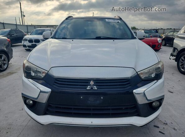 JA4AP4AW6HZ019647 2017 MITSUBISHI OUTLANDER Белый Вид сзади
