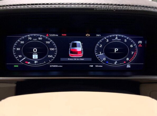 SALGS2RU0MA430386 2021 LAND ROVER RANGE Серый Вид панели приборов