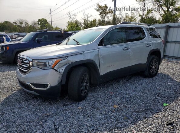 1GKKNMLSXHZ220109 2017 GMC ACADIA Серебряный Задняя левая четверть