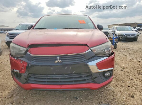 JA4AP3AU9HZ050352 2017 MITSUBISHI OUTLANDER Красный Вид сзади