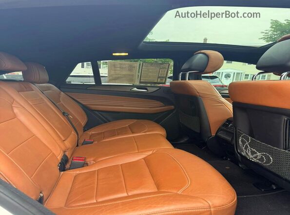 4JGED6EB6HA080090 2017 MERCEDES-BENZ GLE Белый Вид задней части салона