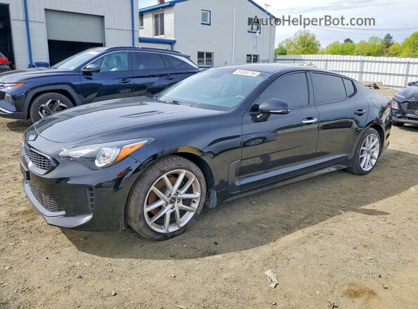 KNAE15LA3J6017360 2018 KIA STINGER Черный Задняя левая четверть