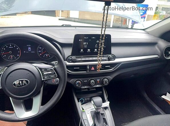 3KPF24AD7ME316523 2021 KIA FORTE Серый Вид задних сидений