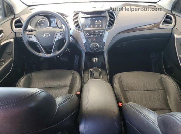 5NMZU3LB3JH078624 2018 HYUNDAI SANTA Белый Вид щитка приборов
