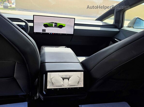 7G2CEHED1RA026043 2024 TESLA CYBERTRUCK Silver VIN კოდის სტიკერის ხედი