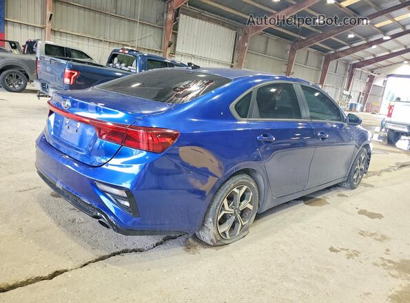 3KPF24AD1ME275533 2021 KIA FORTE Синий Передняя правая четверть