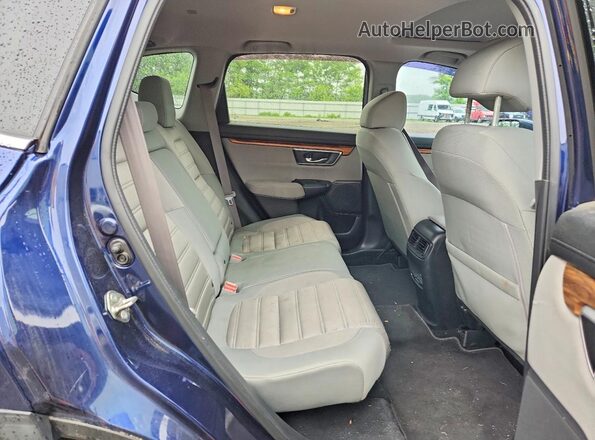 7FARW2H52KE019112 2019 HONDA CR-V Синий Вид подкапотного пространства